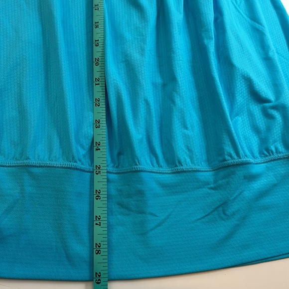 Lululemon No Limit Yoga Tank Built In Bra Blue Twin Striped Top Size 6 - Picture 10 of 11